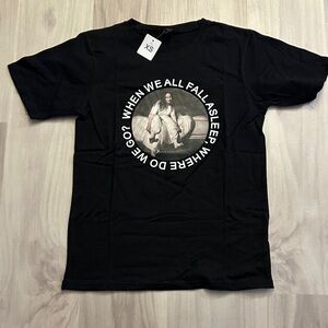 NWT Black Graphic Short Sleeve Tee